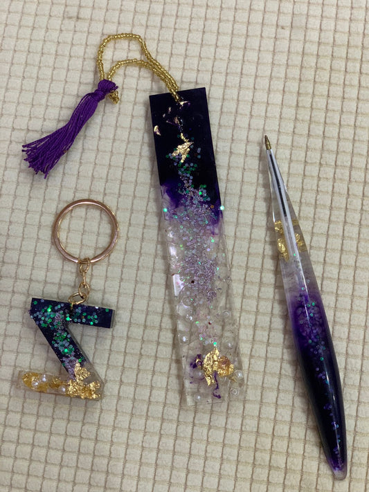 Personalized Resin Stationery Gift Set